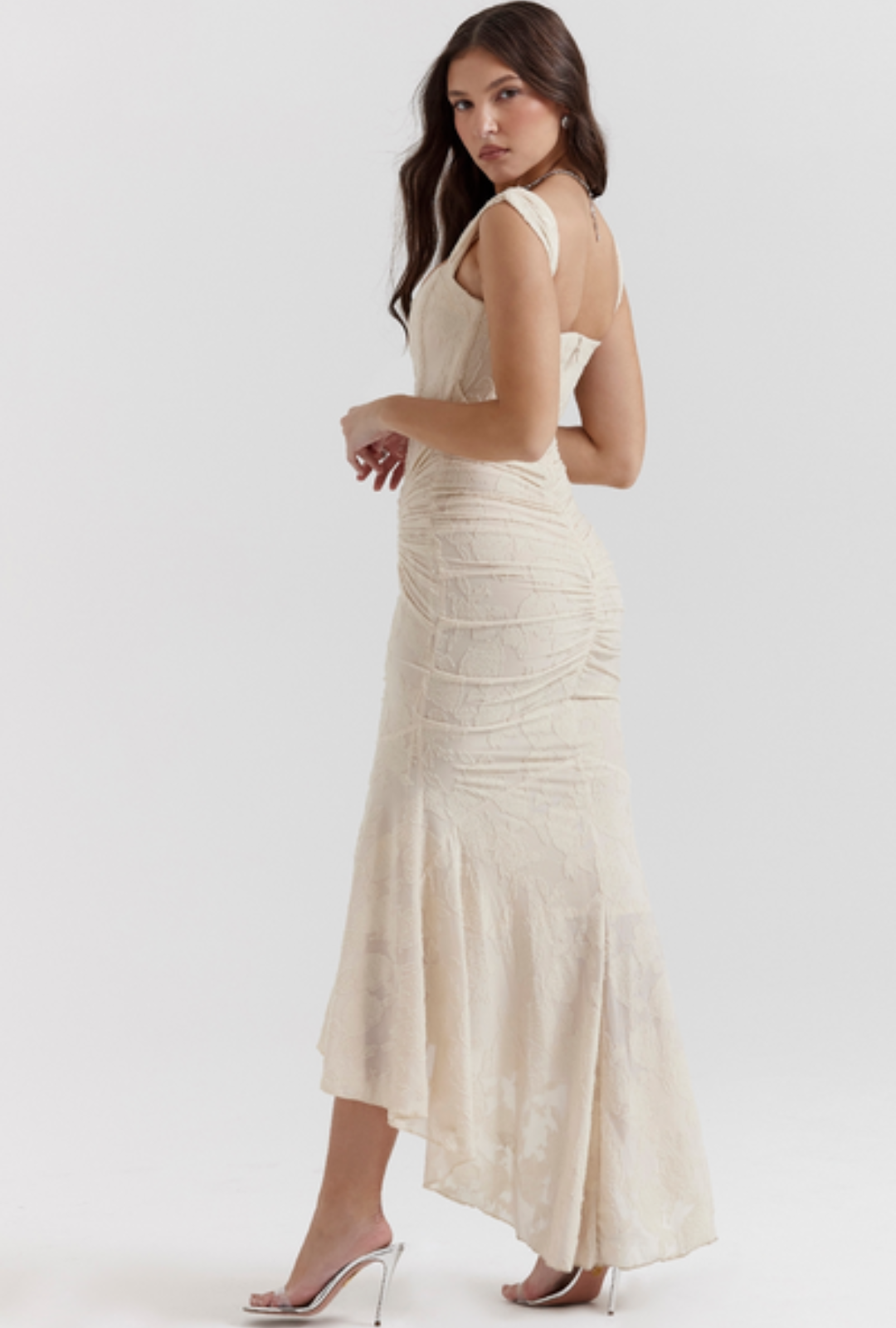 Bell floral maxi dress