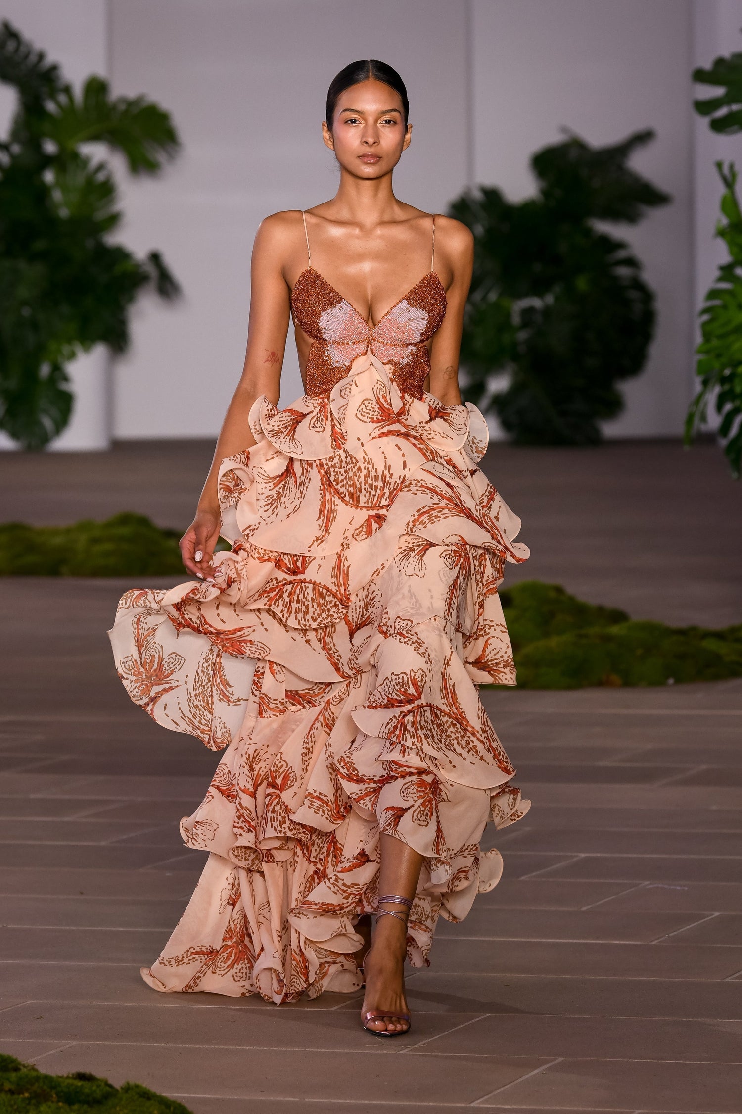 Butterfly Ruffle Dress